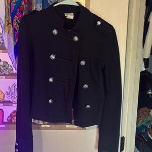 Pretty Good Black Double-Breasted Women's Blazer